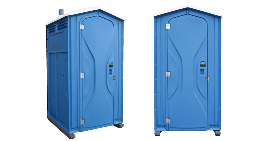 Long-term porta potty units on site in Selma, Alabama